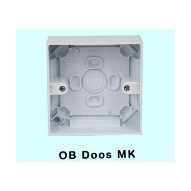 NEW MK stop kontak ac S2657 WHI + steker kaki 3 + outbow dus