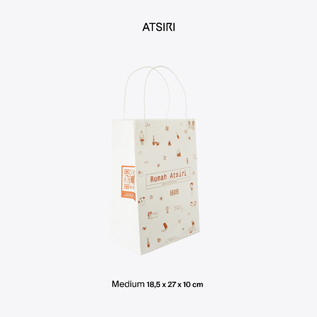 

Rumah Atsiri Paper Bag belanjaan kraft paper