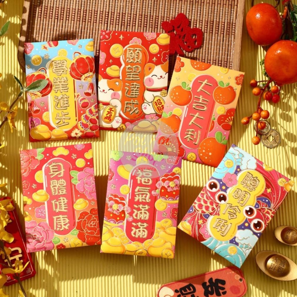 

Angpao Imlek Ular 2025 Isi 22 Lembar 3D Premium Pendek Yn 3D Shio Ular Angpau Ampau Hongbao Kartun Grosir Murah Tebal Motif Karakter Berkualitas Bahan Terbaik