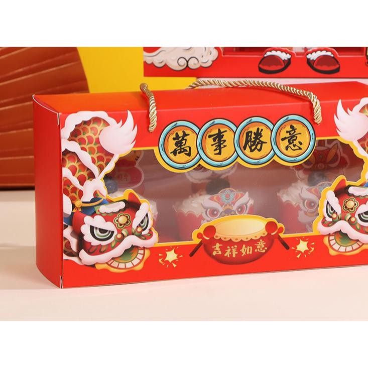 Kotak Hampers Imlek Chinese New Year /Box Hampers Imlek / Hampers Box Imlek 2In1