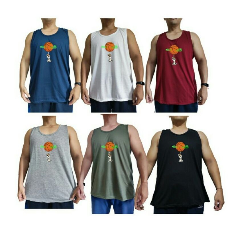 KAOS SINGLET JUMBO PRIA DAN WANITA 2XL 3XL 4XL 5XL KATUN