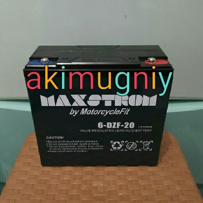Termurah Aki 6-Dzm-20 Vrla 12V 20Ah Ups Solar Panel Sepeda Listrik Cctv Genset