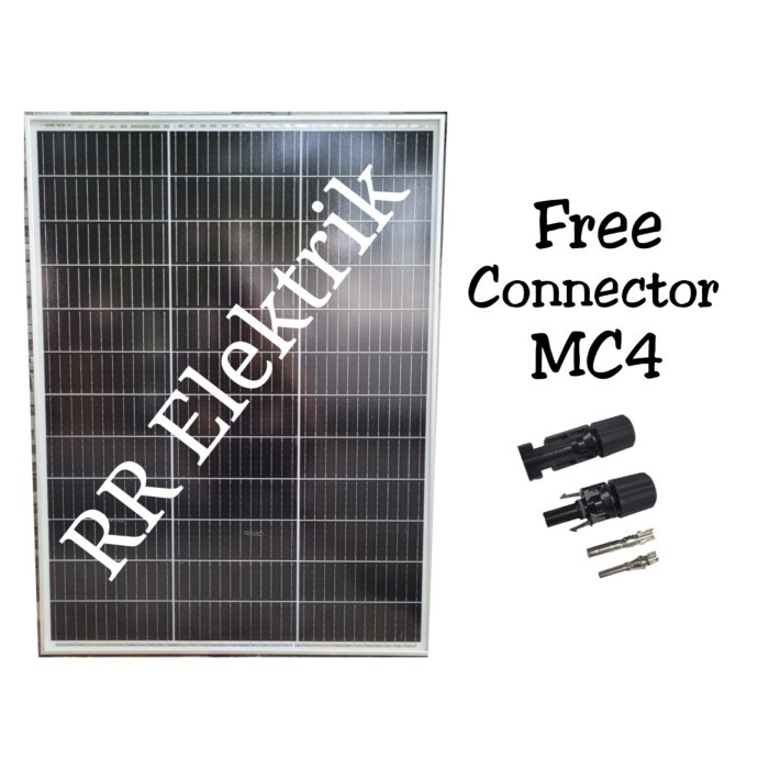 Diskon Solar Panel Solar Cell Panel Surya 120Wp Monocrystalline 120Wp Mono