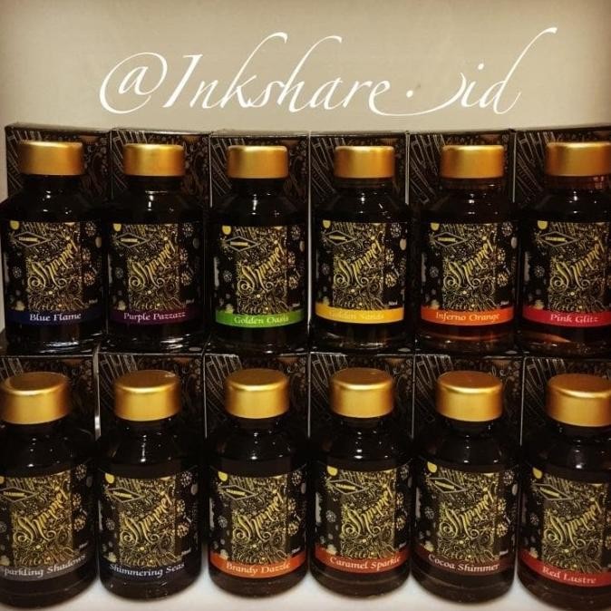 

NEW Diamine Shimmering Inks - Fountain Pen Ink / Tinta 50ml Botol