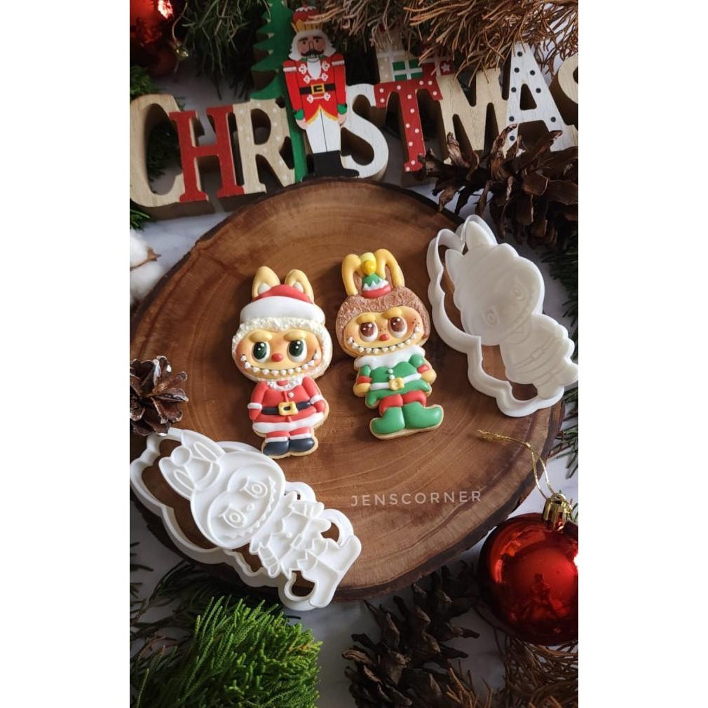 

Labubu Christmas Cookies Cutter / Cetakan Kukis Kering Natal Labubu