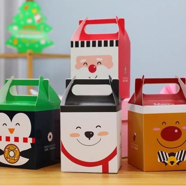 

Gable | Xmas Ni Candy Box Cookies Dus Natal Kota Hampers Natal Kecil