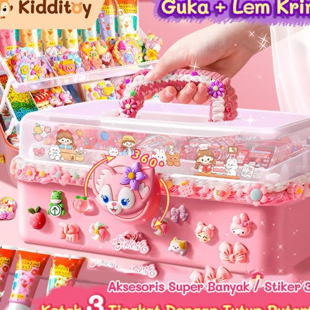 

Guka Set Diy Gantungan Kunci Diy Deco Cream Set Diy Keychain Hadiah Ulang Tahun Goka Set