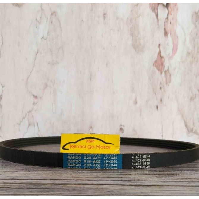 BANDO VAN BELT 4PK 840 RIB BELT TALI KIPAS 4PK-840 FAN BELT ALUR ASLI