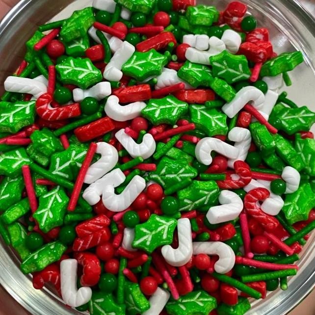 

Aneka Christmas Sprinkles 100 Gr - Sprinkle Natal Dekorasi Hiasan Kue
