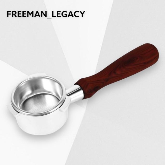 Bottomless Naked Portafilter Delonghi Stainless Steel 51mm - NP52 - Freeman_Legacy HEMAT