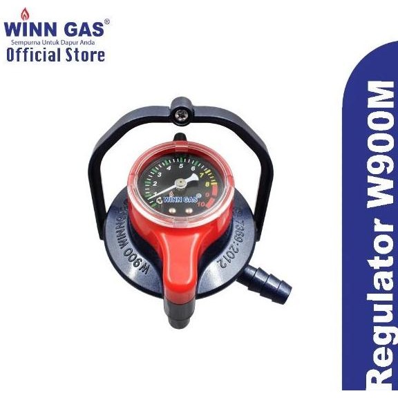 

TERSEDIA REGULATOR GAS WINN GAS METER W900 DENGAN DOUBLE SAFETY LOCK