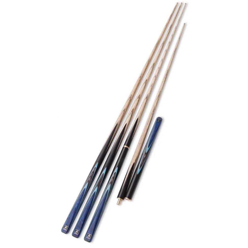 omin 57" professional gunman white ash snooker billiard pool cue stick 9.5mm/10mm set