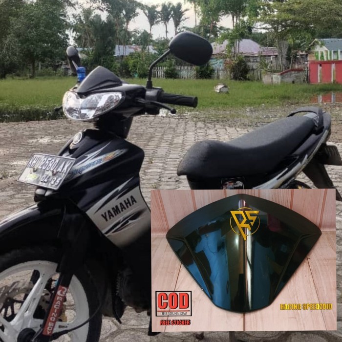 NEW VISOR JUPITER Z LAMA WINDSHIELD JUPITER Z HEMAT