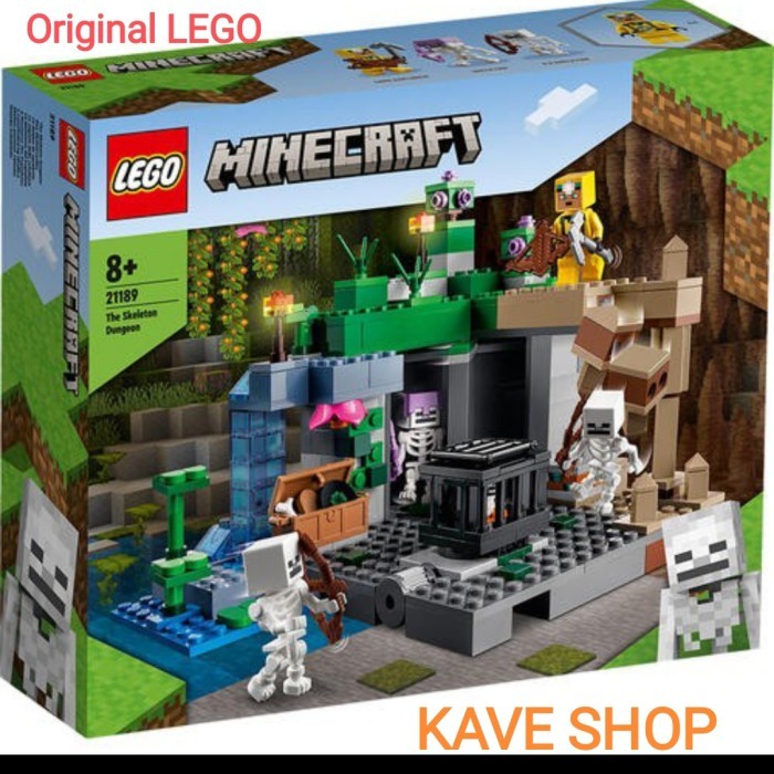 Jual Lego 21189 Minecraft : The Skeleton Dungeon