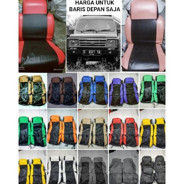 Sarung Jok Mobil Katana/Kulit Jok Mobil Suzuki Jimny/Katana Premium