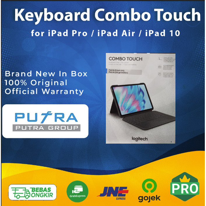 Logitech Combo Touch Keyboard Trackpad For Ipad Air 4 2020 10.9"