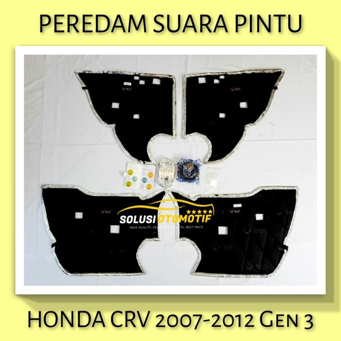 Diskon Honda Crv 2007-2012 Gen 3 Peredam Suara Pintu Aksesoris Mobil Vtech
