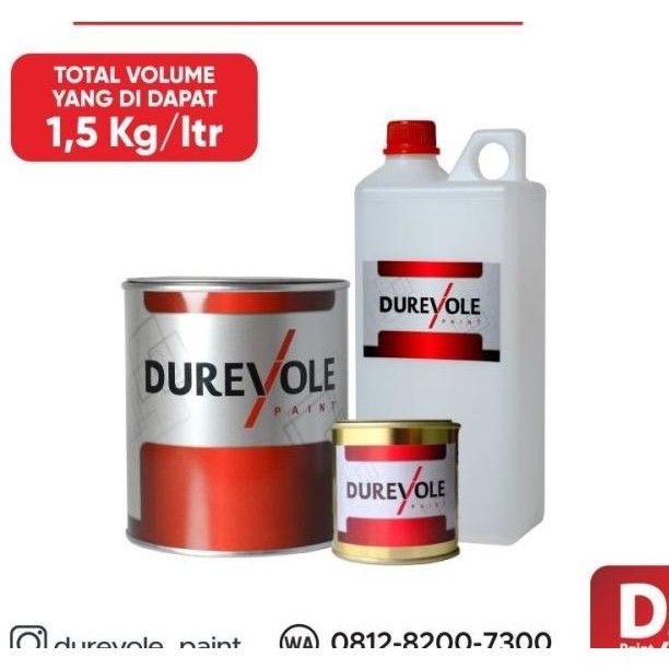 TERBARU - DUREVOLE PU ACRYLIC DPUL 91 WHITE SET