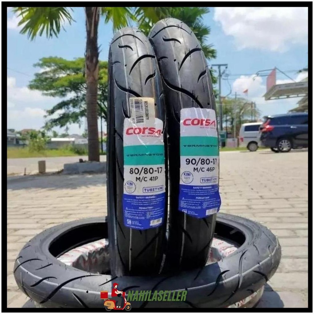 Ban Corsa Terminator 90/80 & 80/80 - 17 Ban Tubetype (Non Tubeless) Cod