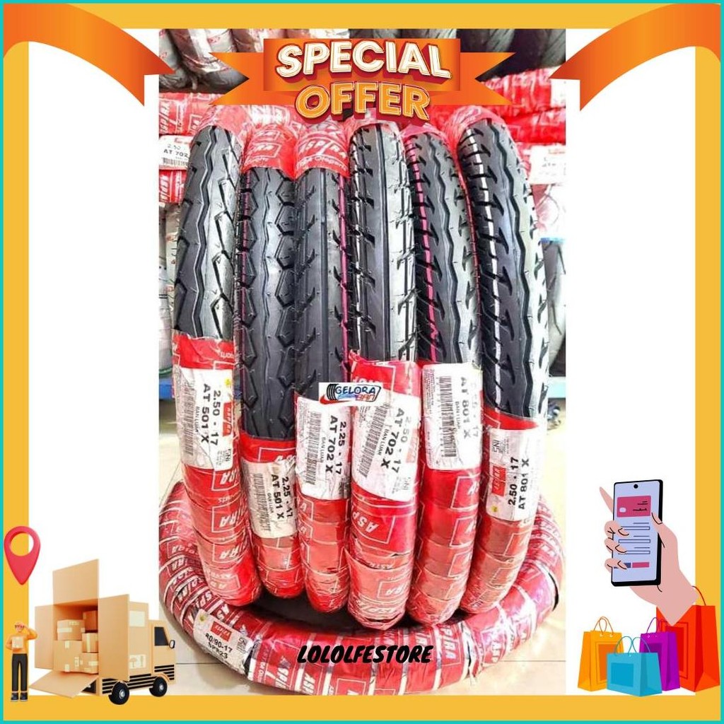 Ban Motor Aspira 225-17 Ban 250-17 Ring 17 Ban Luar 250-17 Ban Aspira 250-17 Ban 225-17 Ban Supra Ba