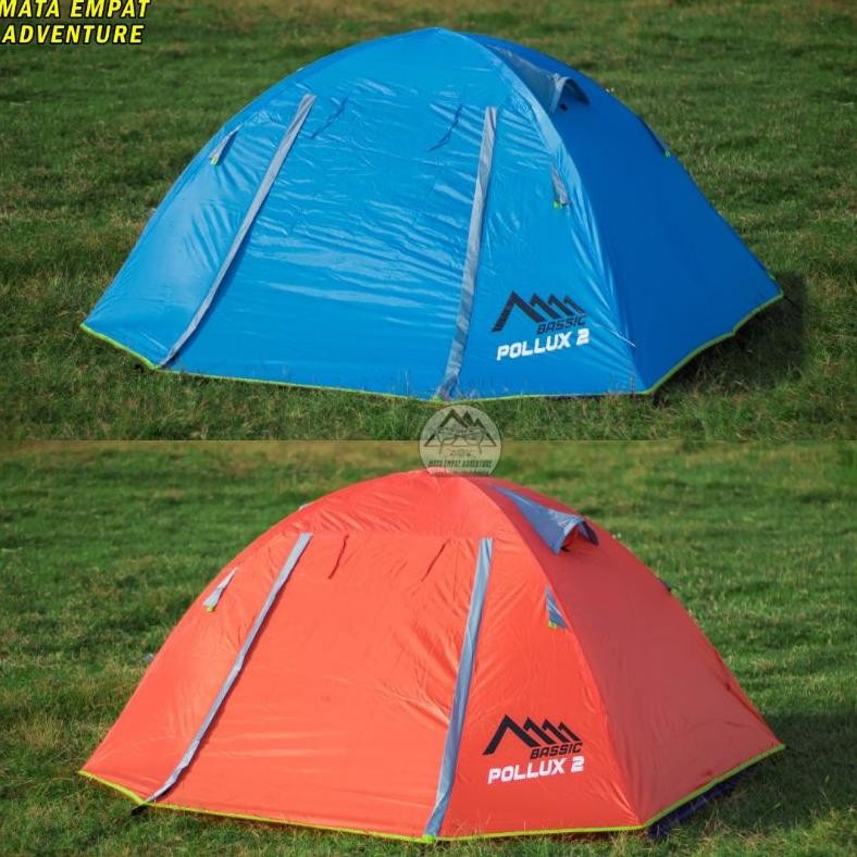 Hab Tenda Camping Bassic Venturis Pollux 2 - 3 Orang Frame Alloy Include Footprint Tenda Ultralht Ca