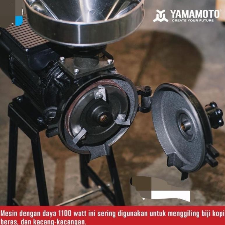 Anton #Mesin #Giling #Listrik #Daya #1.1Kw #Biji-Bijian #Kering #Serbaguna #Seperti #Beras #Gandum #