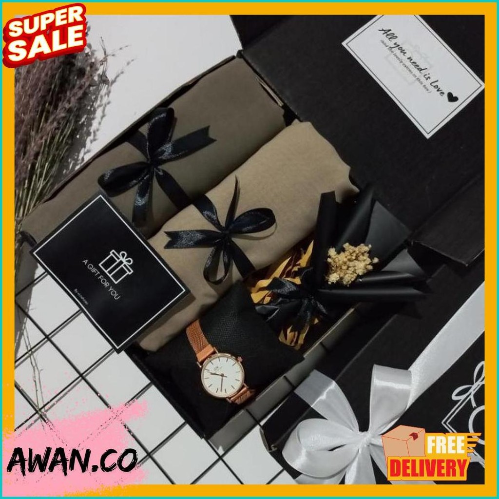 

Hampers Cewek Hampers Hijab Segiempat Gift Box Cewek Kado Ulang Tahun Hadiah Wisuda (Lagi Diskon)