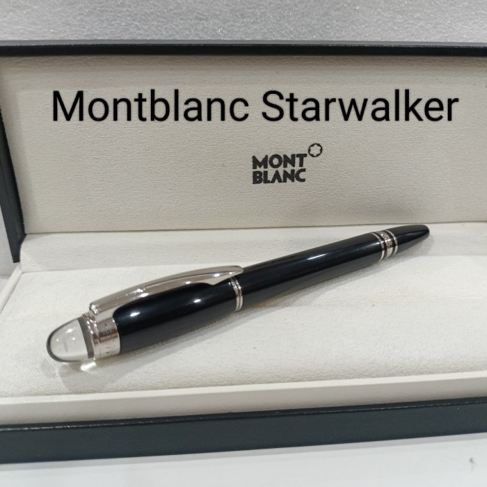 

Farizal - Pena Mont Blanc Original Starwalker Platinum Rollerball N St Dupont 01