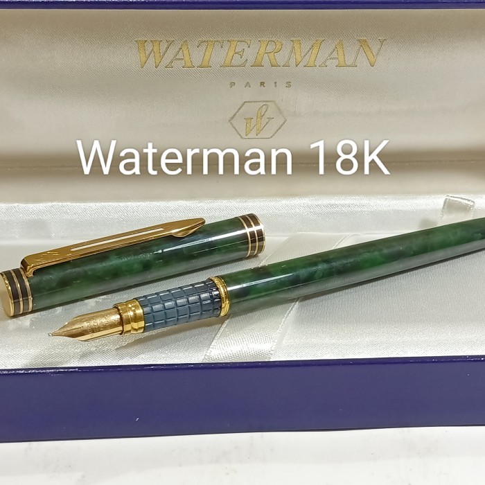 

Farizal - Pena Waterman Marble 18K Original No At Dupont Pelikan 007
