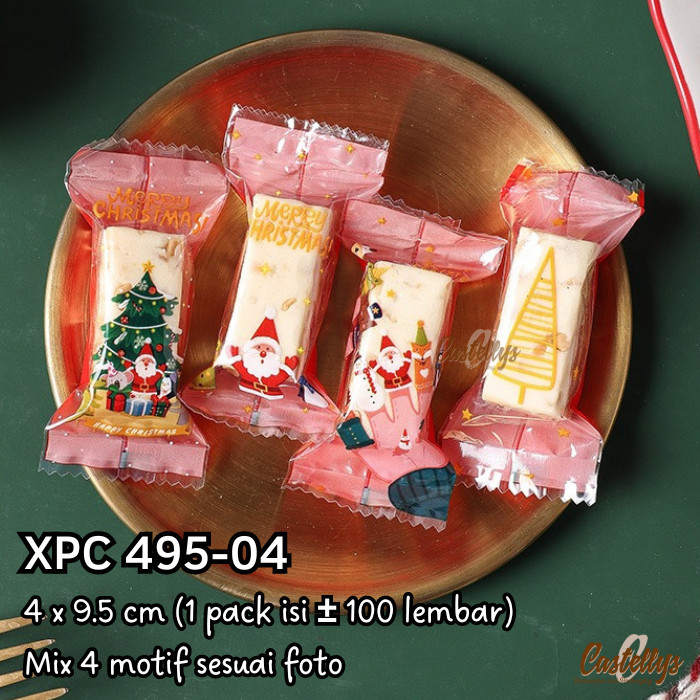 

$$$$] Plastik Cookies Natal XPC 495-04 Kue Kering Permen Snack Christmas