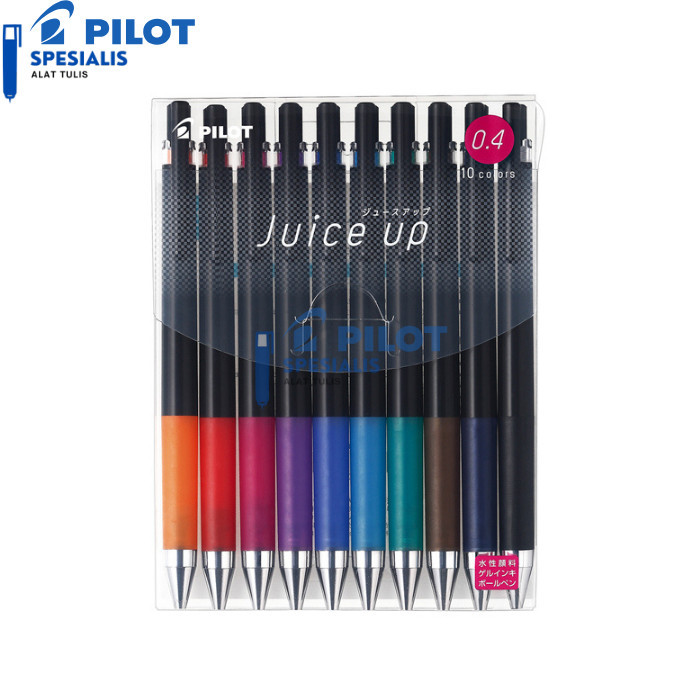 

Ready PILOT JUICE UP GEL PEN 0.4 1 SET 10 Warna / LJP-200S4-10C-EX