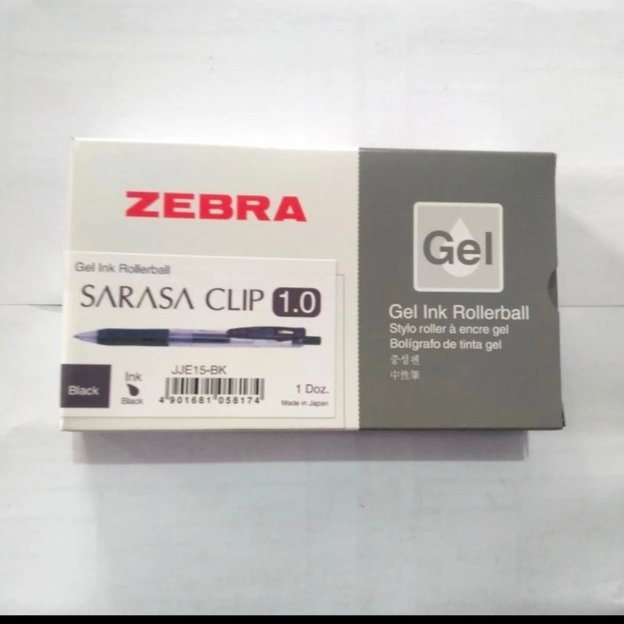 

Ready pulpen zebra sarasa 1.0 mm