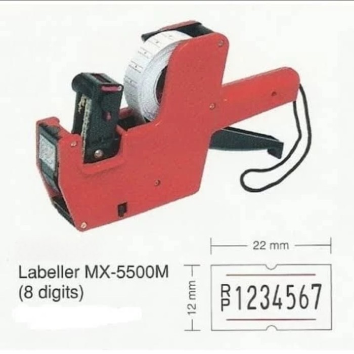 

HARGA DISC - Alat Label Harga Price Labeller Sticker Mx 5500 Murah Stiker Lebel Perekat Serbaguna