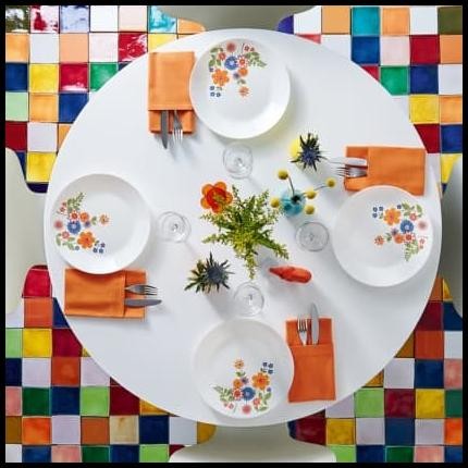 ( Made In France ) Arcopal Piring Set 12Pc - Dinner Set Arcopal 12Pc