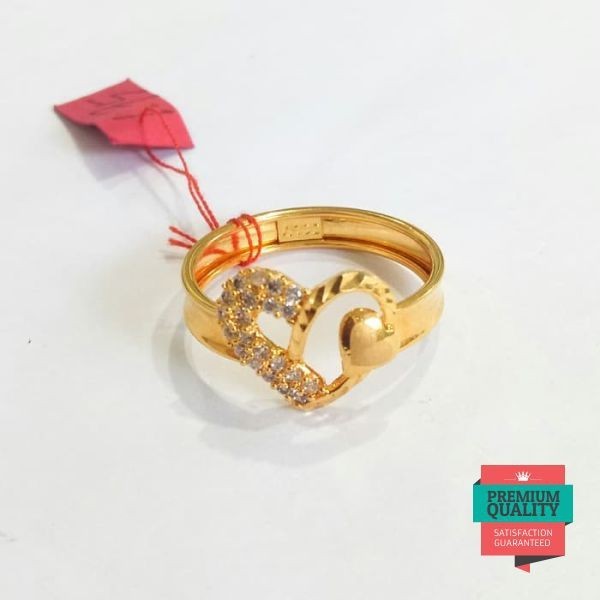 Murah Cincin Love BIG emas asli kadar 700 Keren
