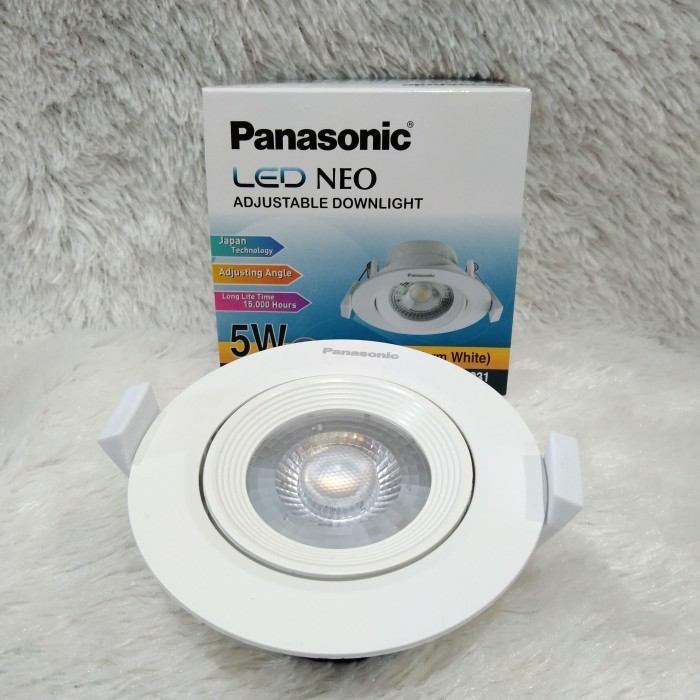 BEBAS ONGKIR - Lampu downlight plafon Neo 5 Watt 3000k Panasonic