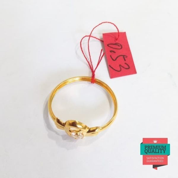 Promo Cincin setengah gram murah emas asli Elegan