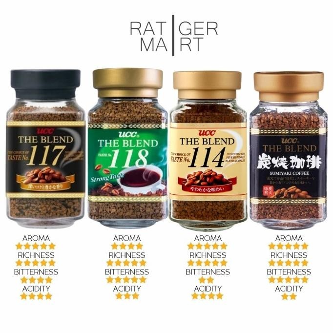 

Best Seller UCC The Blend 118 117 114 Sumiyaki Coffee Instant Japan