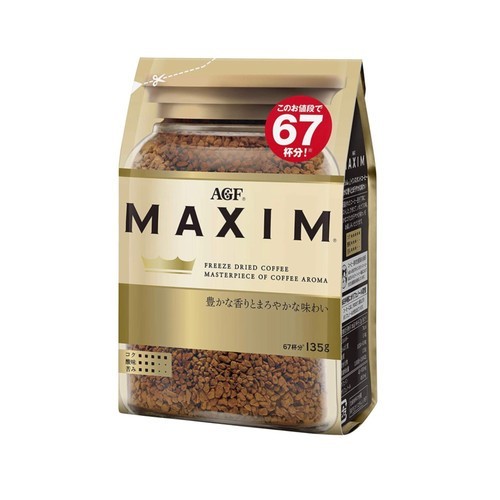 

AGF Maxim Masterpiece Aroma Instant Coffee 135 Gram