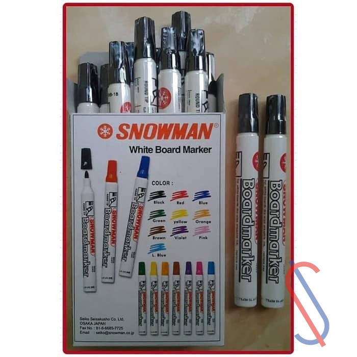 

Ready...Ready...Ready...] Spidol Papan tulis/ White Board Snowman