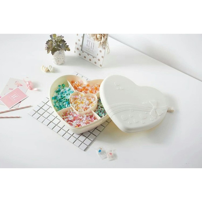 Tempat Permen Tempat Kue Kering Snack Plastik Love