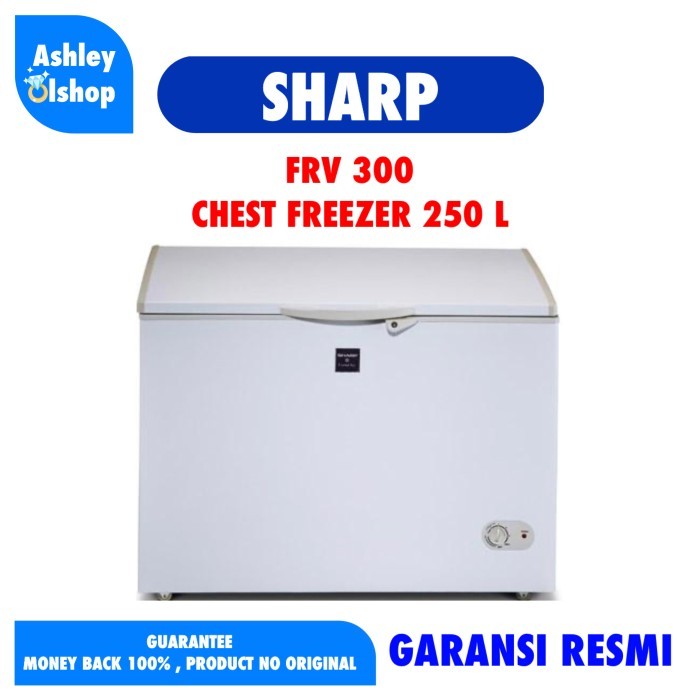 KULKAS FREEZER SHARP FRV300 KAPASITAS 250 LITER // FRV-300 // FRV 300