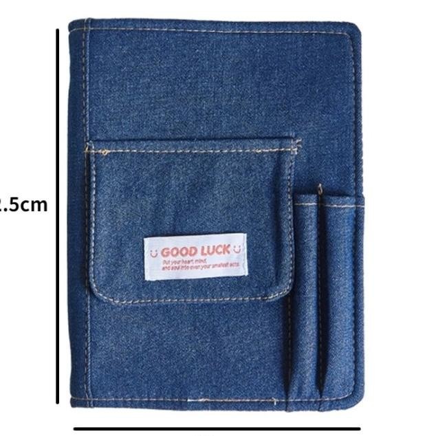 

A5 Denim Binder + 20 Sleeve 4P / 6 Ring Binder A5