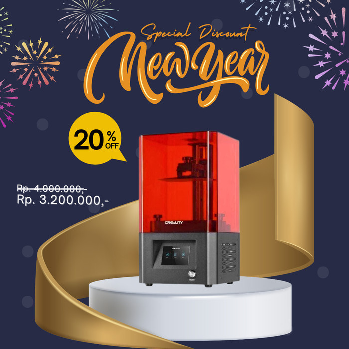 TERMURAH - Original Creality LD-002H Resin 3D Printer MONO LCD Faster and Detail