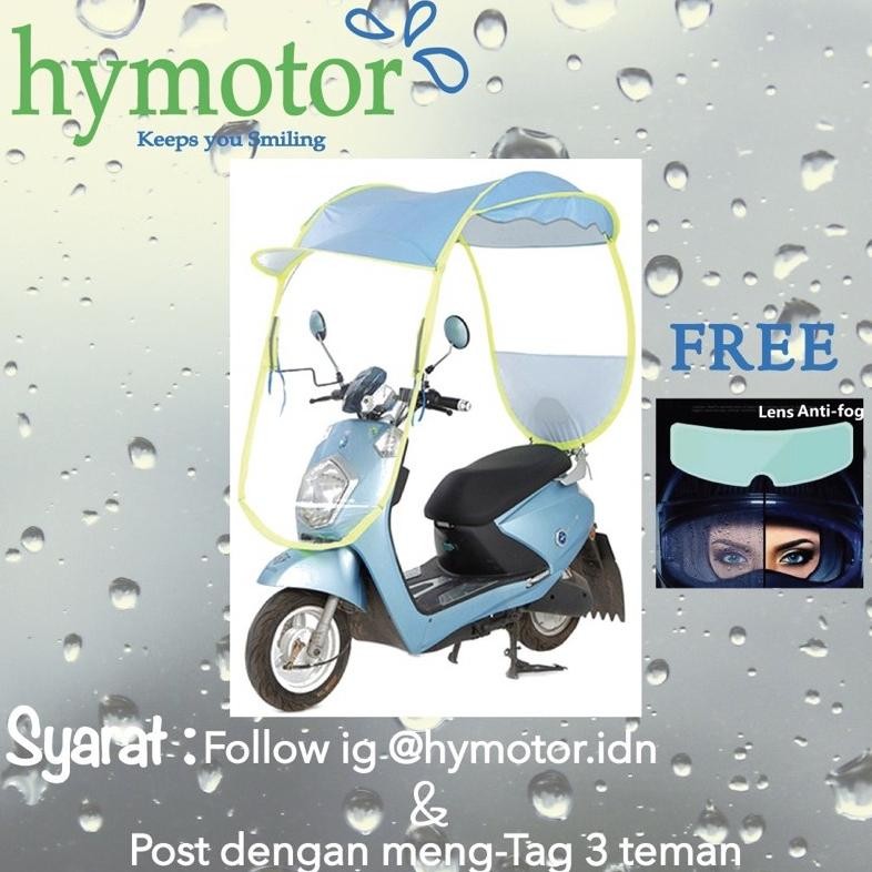 Payung Motor Hymotor Kanopi Motor Atap Motor Pelindung motor hujan Anti hujan & UV Motor atap hujan