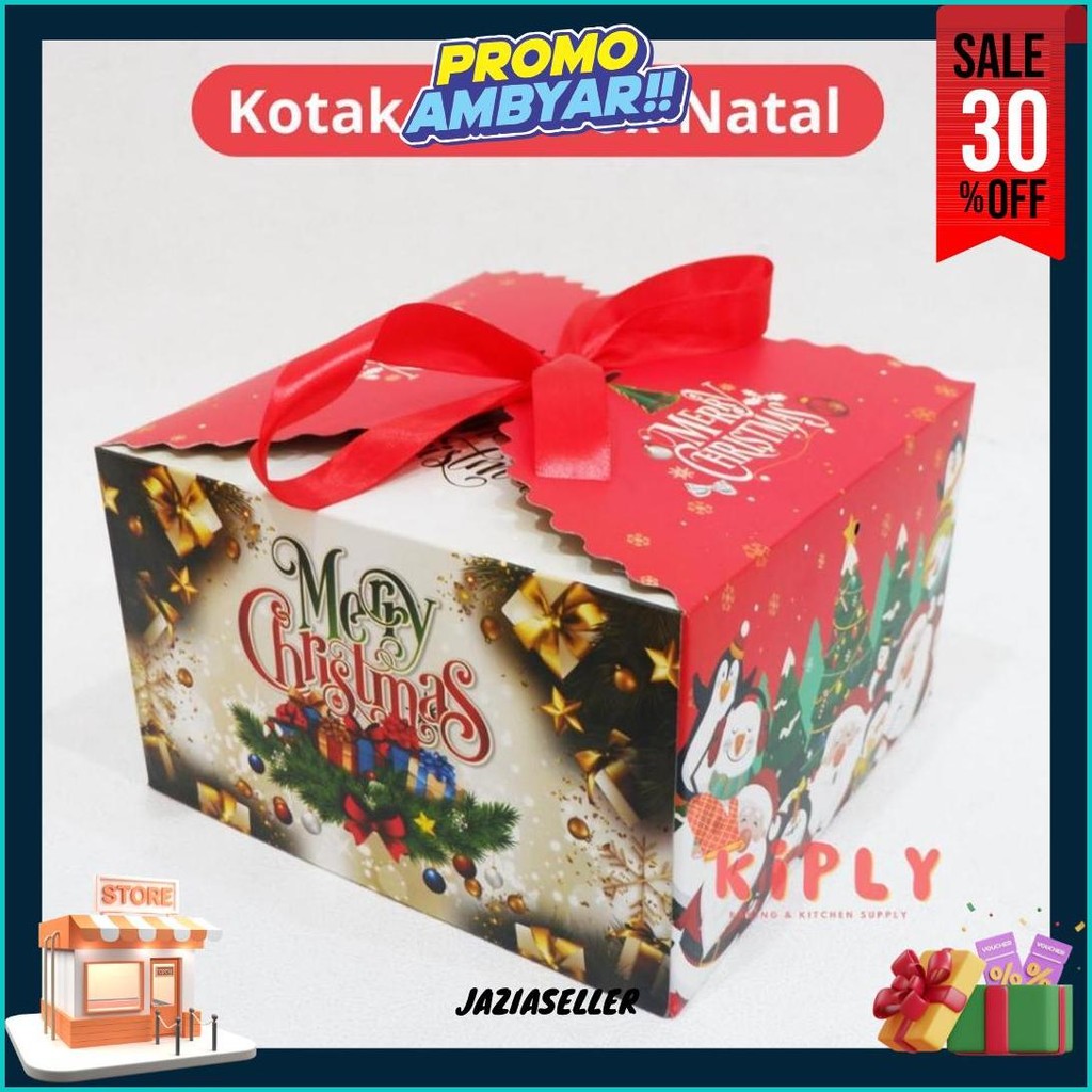 

Kotak Gift Box Natal/Hampers Natal/ Kotak Kado Natal/ Gift Box Souvenir Christmas/ Box Souvenir Diskon