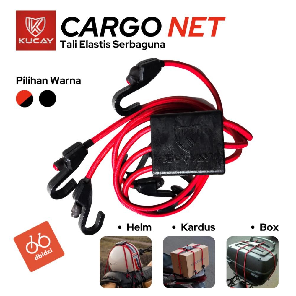 Tali Jaring Helm Motor Box Cargo Duffle Bag KUCAY Elastis