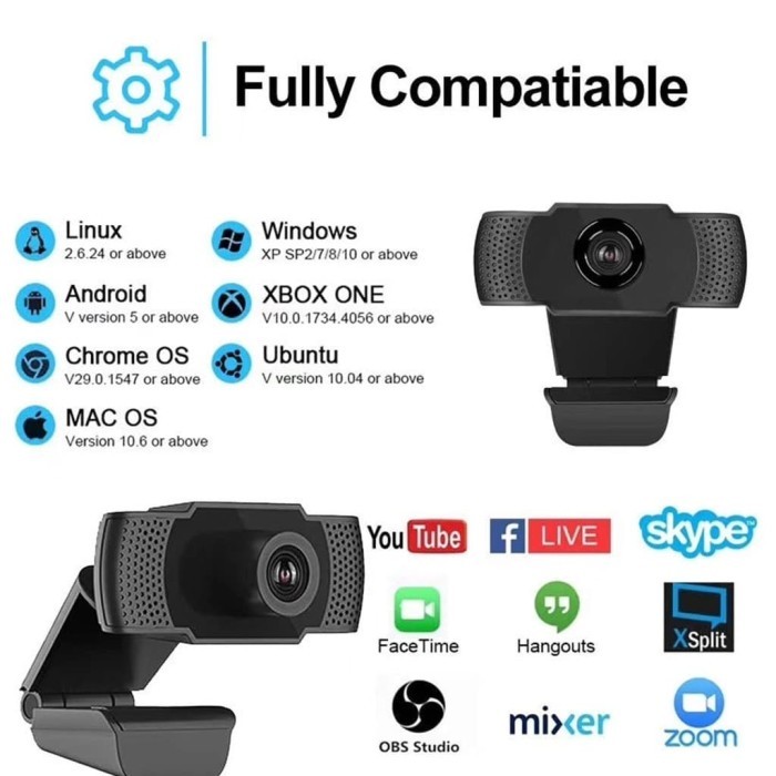 Ready Stock Webcam 480P Autofocus Mic Usb 2.0 Untuk Pc Laptop Terbaik