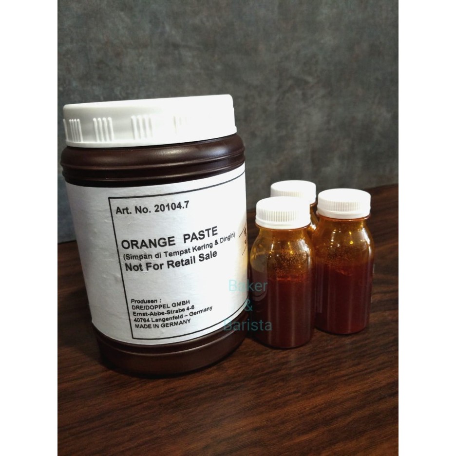 

TERBARU DREIDOPPEL ORANGE PASTE FLAVOUR PERISA KUE ORANGE CAKE FLAVOURING