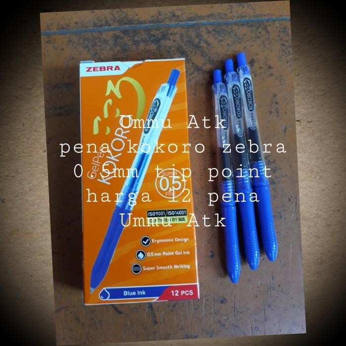 

Pulpen Kokoro Zebra 0.5Mm Harga Untuk 12 Pcs.